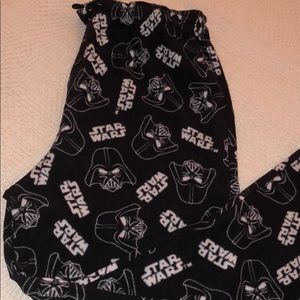 Star Wars Men Pj Bottoms Size Medium Fleece
